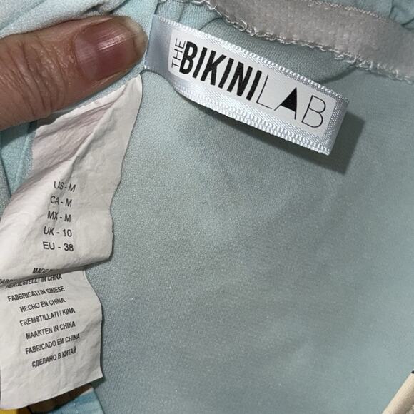 The Bikini Lab Spanish Bloom Floral High Leg Open Back one piece swimsuit - Picture 8 of 9